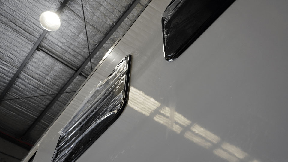 Composite wall panels for caravans